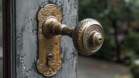 La poignée de porte ancienne en laiton : un élément vintage pour votre décoration intérieure